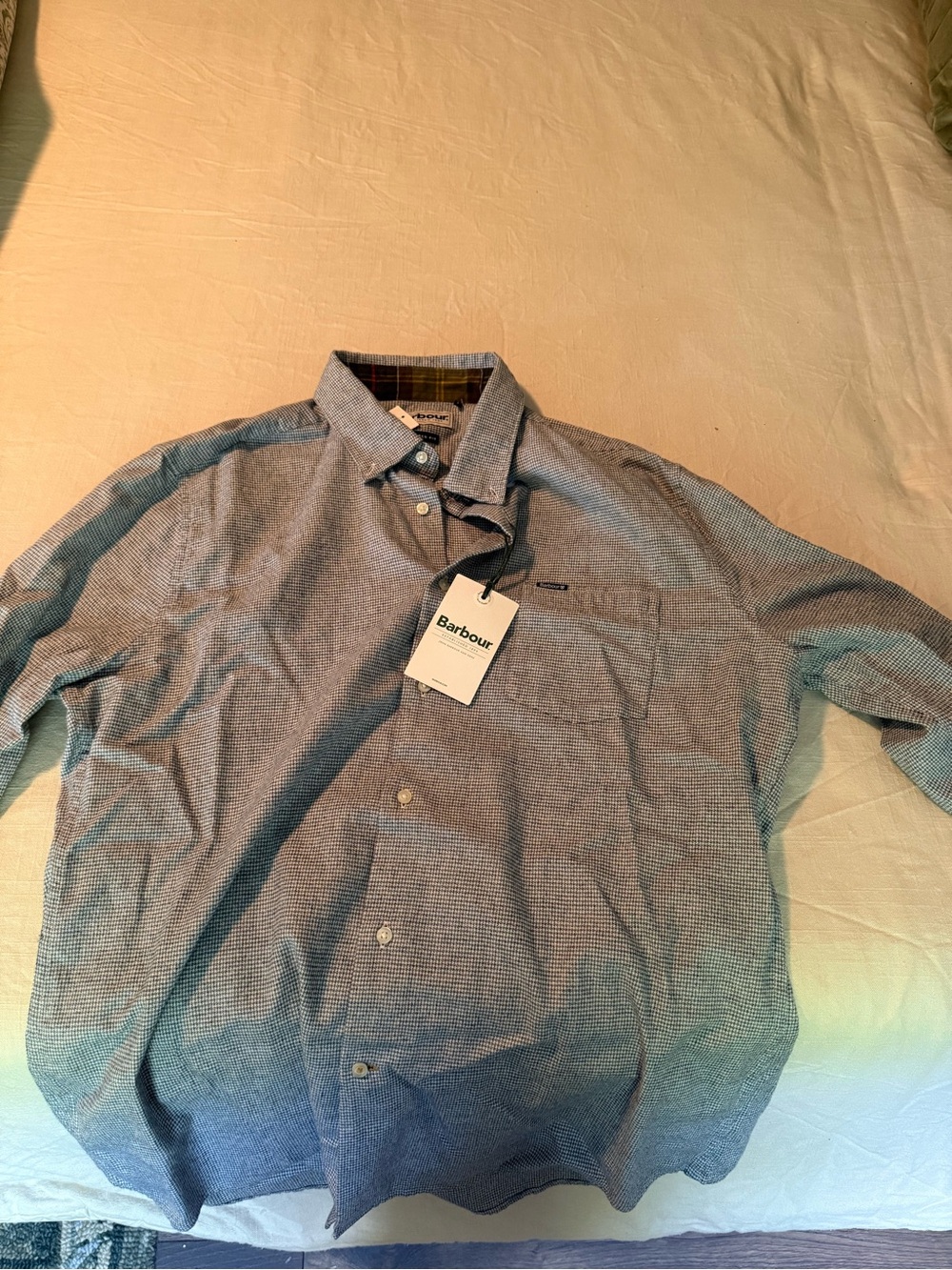 Barbour Men's grey Button-Down Shirt
